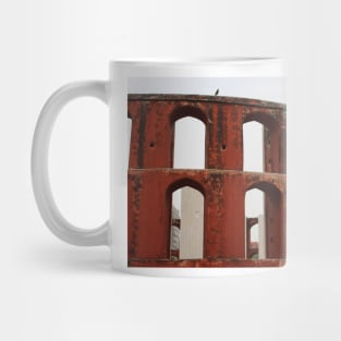 Red building Mug